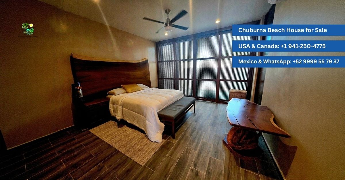 Sustainable and smart features of a turn-key Chuburna beach house in Yucatán with solar panels and energy-efficient systems