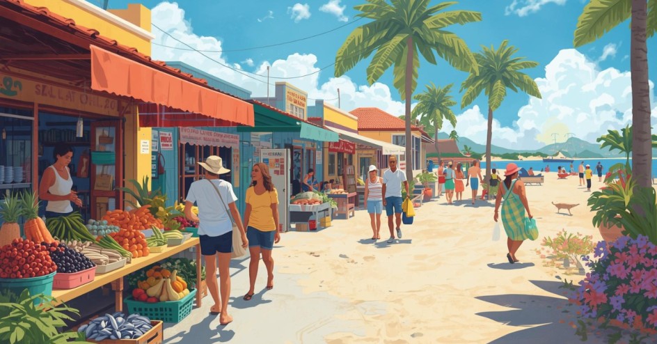 Visitors exploring activities in Chuburna Puerto, Mexico – beaches, local dining, and outdoor adventures near Yucatan beachfront homes